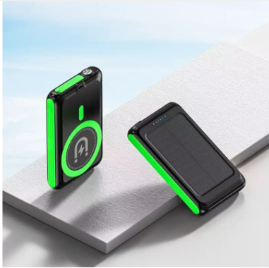 5000 mAh magnetic power bank 5W wireless fast charging solar power bank magnetic wireless power bank wholesale