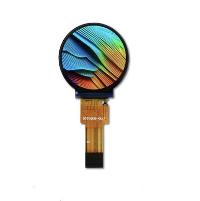 0.9 Inch Round TFT Display LCD Screen with 128x128 Resolution and 350cd/m2 Brightness ST7735 Driver