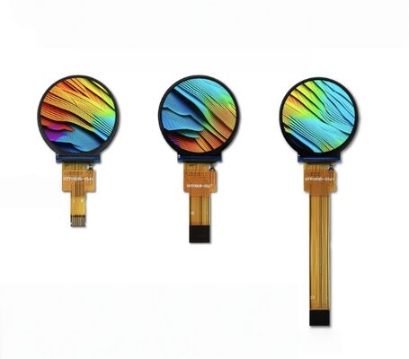 0.9 Inch Round TFT Display LCD Screen with 128x128 Resolution and 350cd/m2 Brightness ST7735 Driver