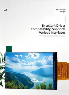2.8 Inch  LCD TFT Display with 480X(RGB)*640 Resolution, RGB +MIPI Interface, Driving IC NV3049F,Lightness 600 ALL view angle