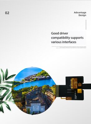 5.0 inch IPS TFT LCD Module with 1080RGBx1080 Resolution and MIPI Interface