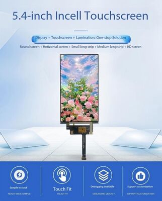 5.4 Inch IPS TFT LCD Module with 1080x1920 Resolution and MIPI Interface