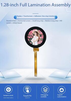 1.28 inch Round IPS TFT Color Display with 240x240 Resolution and 500nit Brightness
