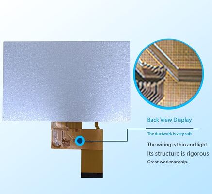 5.0 Inch TFT Display 800X(RGB)*480 Resolution RGB 24BIT Interface Driving IC ST7262 Lightness 650 18CHIP-WHITE LED ALL view angle