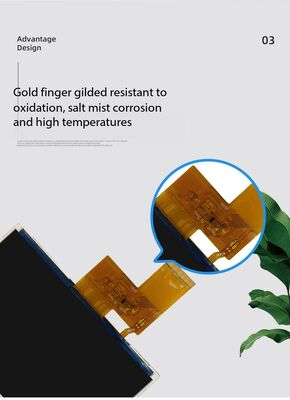 5.0 Inch High Brightness IPS TFT Display with TP 600X(RGB)*1024 Resolution RGB Interface Driver IC ST7232 1200nit  24LEDS ALL view Industrial display