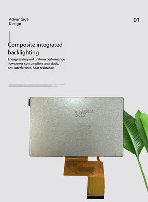 5.0 Inch High Brightness IPS TFT Display 480X(RGB)*800 Resolution RGB Interface Driver IC ST7265 700nit  18LEDS ALL view Medical equipment