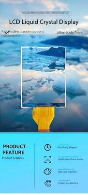 2.7 Inch IPS TFT Color Display with 960*240 Resolution and RGB Interface for Digital Camera