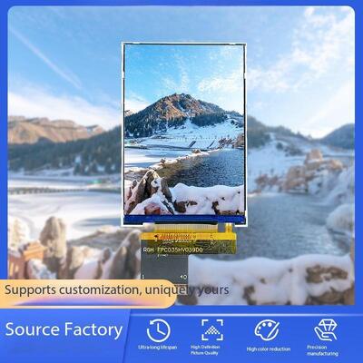 3.5 Inch IPS TFT Color Display with MCU 16bit Interface and All O' Clock View Angle Using ILI9488 IC for Industrial Applications