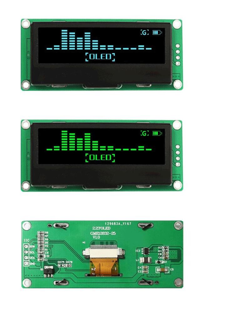 2.23 Inch PMOLED Display Module With PCBA, 128*32 Resolution, 4 PINS ...