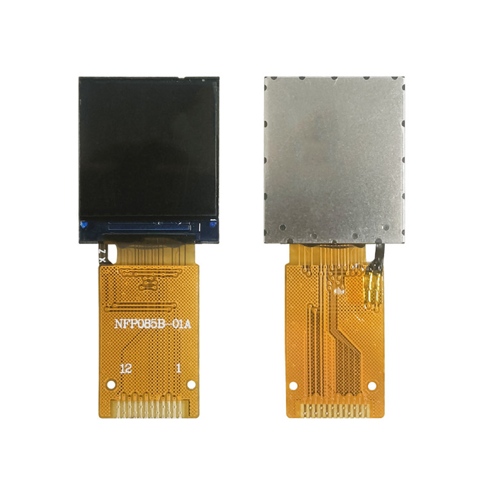 0.85 Inch LCD TFT Display , 128x128, 12 Pins 4 Wire SPI Interface GC9107 Driving