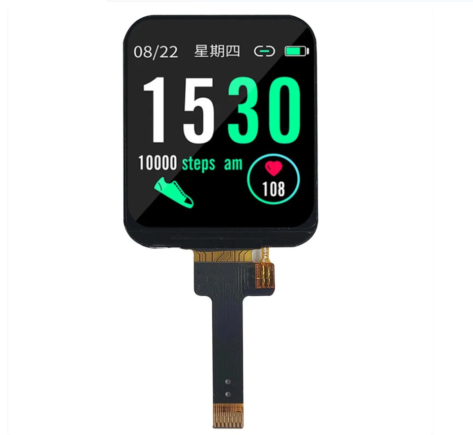 1.69 Inch Smart Watch TFT LCD Display 240*280 High Brightness LCD Screen Module