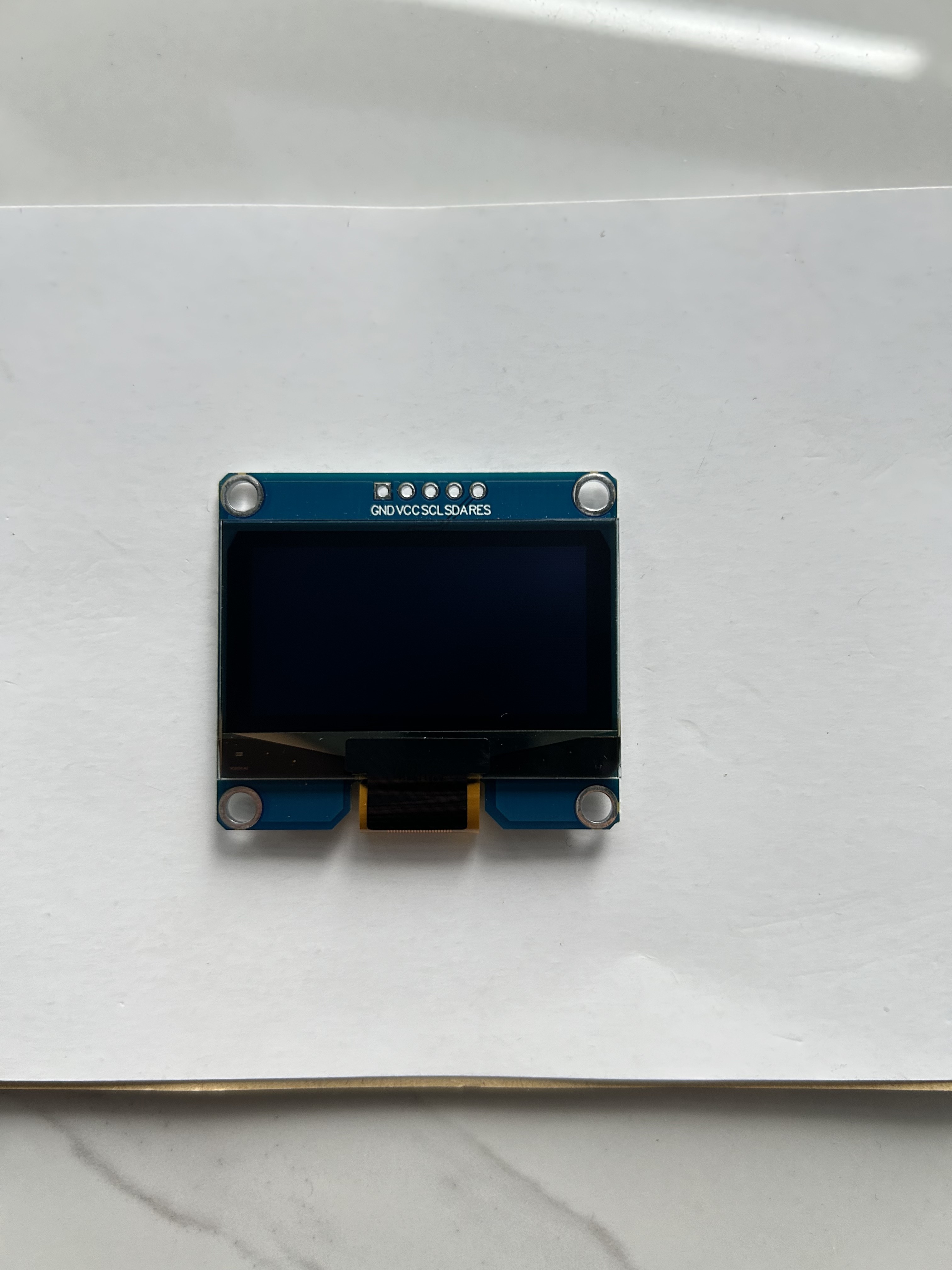 1.54 Inch PMOLED Display Module With PCBA 128X64 Resolution 120c/d IIC ...