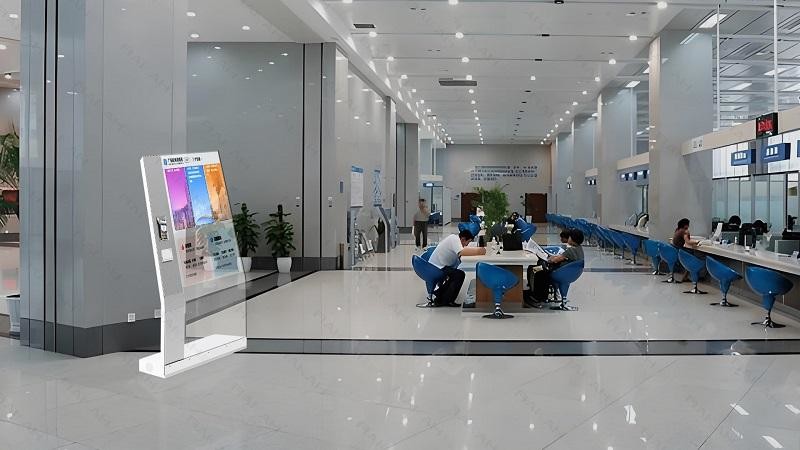 55-inch Transparent Display Self-service Terminal Integrated Machine ...