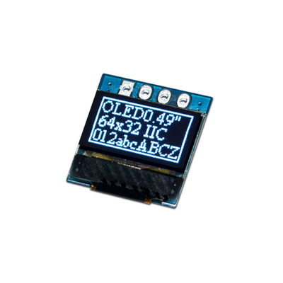 64X32 Resolution,  0.49 Inch Custom Oled Display,  IIC Interface With PCBA