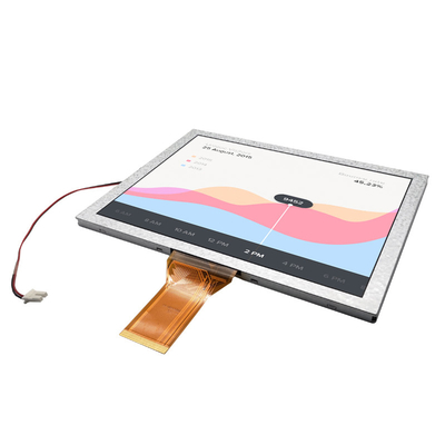 8 Inch TFT Display,  800x600 Resolution , 50 PINS 24bit RGB Interface 500cd/M2 High Brightness