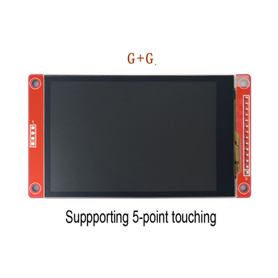 3.5 Inch Uart Tft  Display 14pins SPI Interface 320x480  TTL Interface With Touch Panel