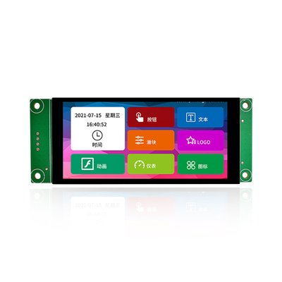 3.4 Inch Uart Tft Display 412*960 Resolution,  flash capacity 64~128m bytes, 300c/d