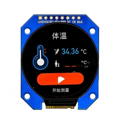 1.28 inch tft display module 240x240 resolution 8 PINS SPI driving IC GC9A01
