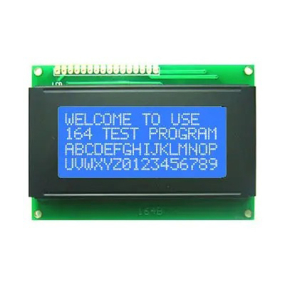 STN BLUE NEGATIVE / TRANSMISSIVE Segment Lcd Display 16*4 Dots 1/16 Duty 1/5 Bias Driving IC SPLC780