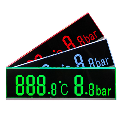 VA / Negative / Transmissive Segment Display 1/1 DUTY 1/1BIAS View Angle 6:00 O'CLOCK