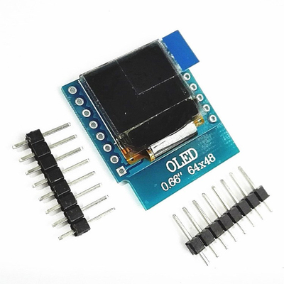 0.66 Inch PMOLED Display 64x48 Resolution IIC/SPI Interface Driving IC Ssd1306
