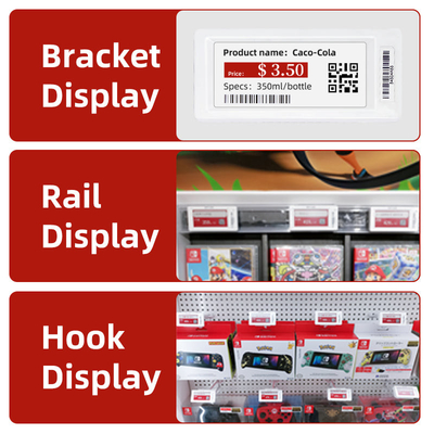 Epaper 3.52 Inch Electronic Shelf Price Tag Display Supports Customization