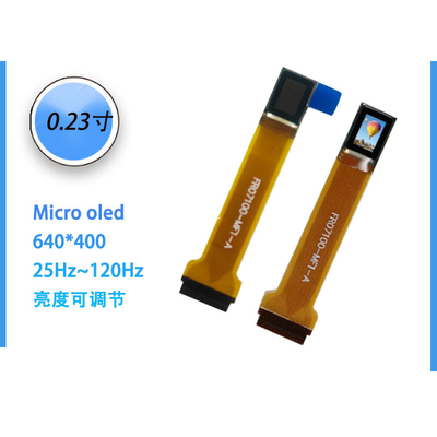 0.23 Inch Small Oled Display Module 640*400 39pins MIPI+I2C Interface 300~5000c/D