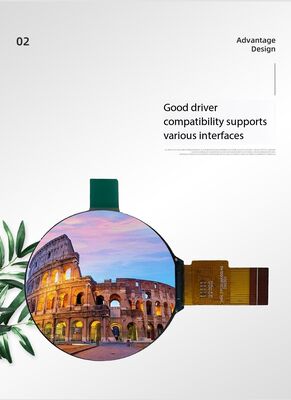 1.6 inch IPS TFT LCD Module,400RGBx400 resolution , RGB Interface,300 brightness, Driving IC ST77903 3LEDS