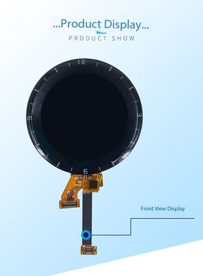 1.3 inch IPS TFT LCD Module,240RGBx240 resolution , MCU 8big Interface,320 brightness, Driving IC GC9A01 2LEDS