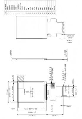 1.45" IPS TFT Module with 240X320 Resolution and ST7789V Driver IC