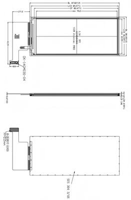 3.36 inch IPS TFT Module with 412x960 Resolution and MIPI Interface