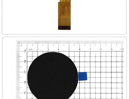 1.85" Round IPS TFT LCD Module with 360x360 Resolution and 450nit Brightness for Smartwatch and Home Appliances