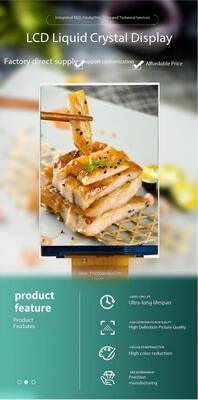 2.88 Inch TFT Display 480X(RGB)*640 Resolution,MIPI 2L/RGB 16BIT Interface, Driving IC GC9503V,Lightness 400 6LEDS ALL view angle