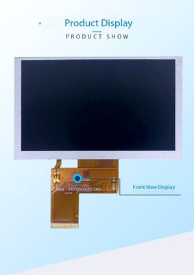 5.0 Inch TFT Display 800X(RGB)*480 Resolution RGB 24BIT Interface Driving IC ST7262 Lightness 650 18CHIP-WHITE LED ALL view angle