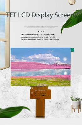 5.89 Inch IPS TFT LCD Screen with 840*512 Resolution and 880nit Brightness for Instruments and Meters