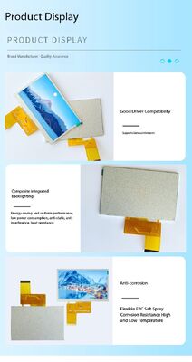 4.3 Inch IPS TFT Color Display with 480*800 Resolution and RGB Interface for Industrial Use