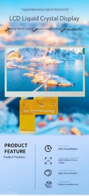 4.3 Inch IPS TFT Color Display with 480*800 Resolution and RGB Interface for Industrial Use
