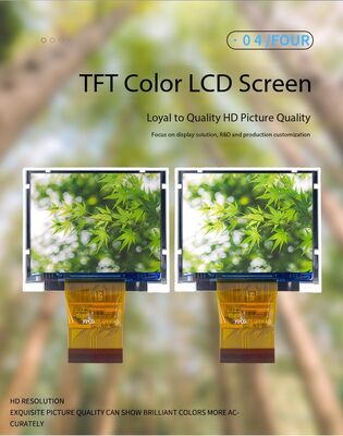2.3 Inch IPS TFT Color Display with 320*240 Resolution and RGB 6BIT Interface