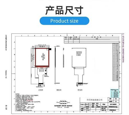 3.0 Inch IPS TFT Color Display with 768*1024 Resolution and MIPI Interface