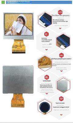 2.0 Inch IPS TFT Display with 320(RGB)*240 Resolution and RGB 6BIT Interface