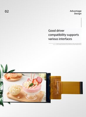 2.35 Inch High Brightness IPS TFT Display with 320(RGB)x480 Resolution and 700nits RGB interface ST7701S IC 5LEDS All View Intrument testing
