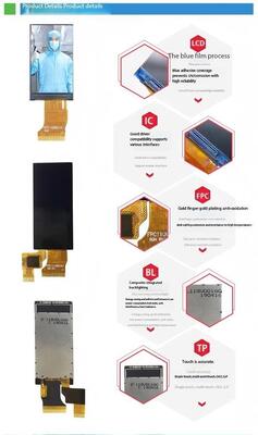 1.14 Inch IPS TFT Display with 135(RGB)x240 Resolution and 480nits Brightness SPI 4W Interface