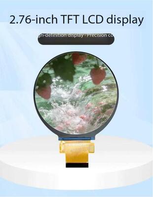 2.76 Inch Round TFT Display with 480(RGB)x480 Resolution and 3SPI+18RGB Interface Circular TFT LCD Screen for Medical Equipment